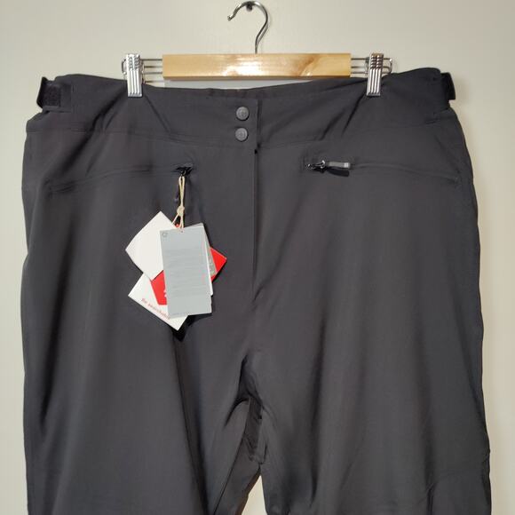 NWT Mountain Warehouse Women's Sz 16 Black Snow Pants Recco Waterproof Insulated - Picture 2 of 9